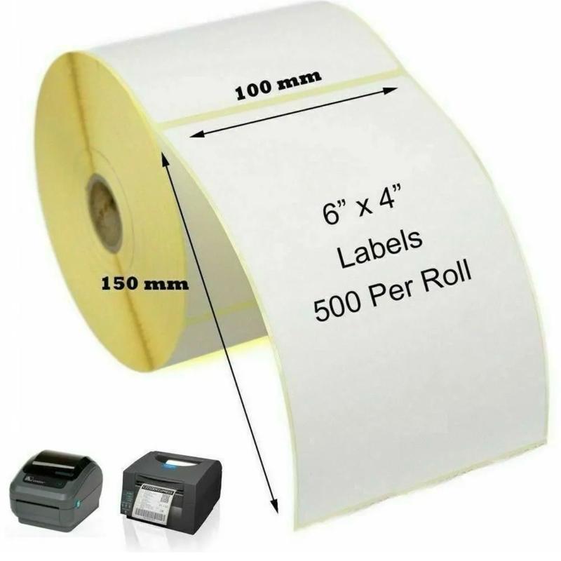 4x6 Inch Adhesive Direct Thermal address Shipping Labels, Paper Material, Easy to Print - Ideal for Mailing and Packaging 5