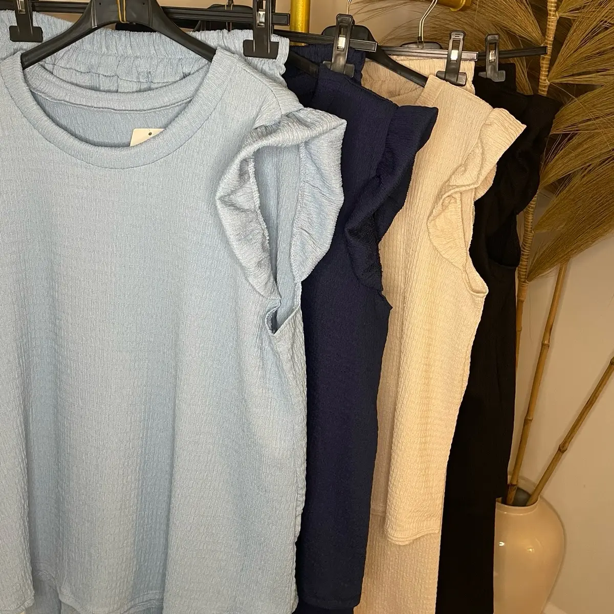 Frill sleeve co-ord