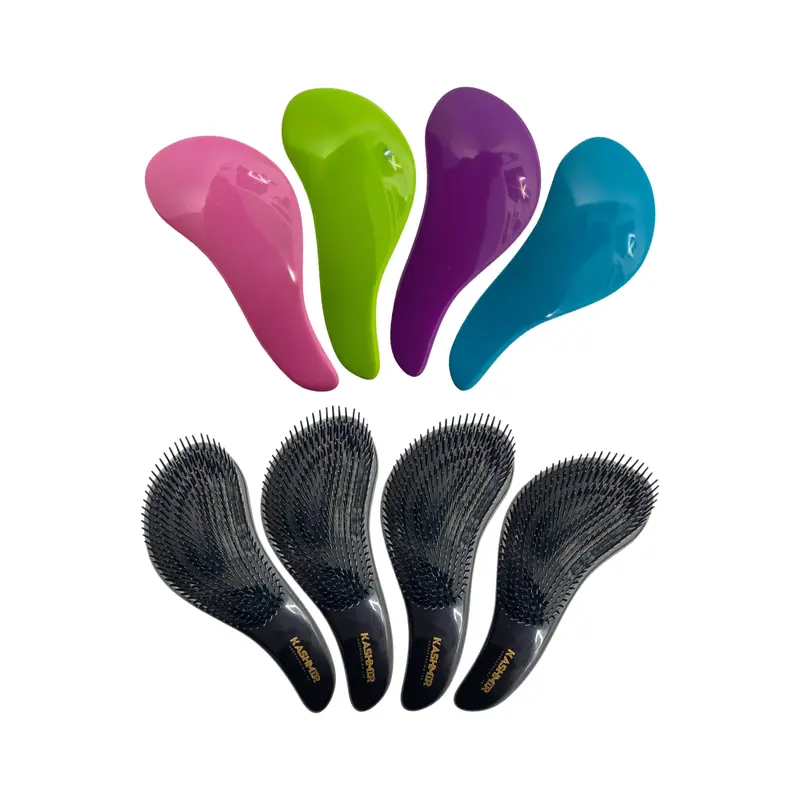 MR Detangling Hair Brush | Small Glide Thru Detangler | No More Tangles | Hair Comb & Brush for Wet & Dry Hair | Pain-Free Scalp Brush for Kids & Adults - 2475 8