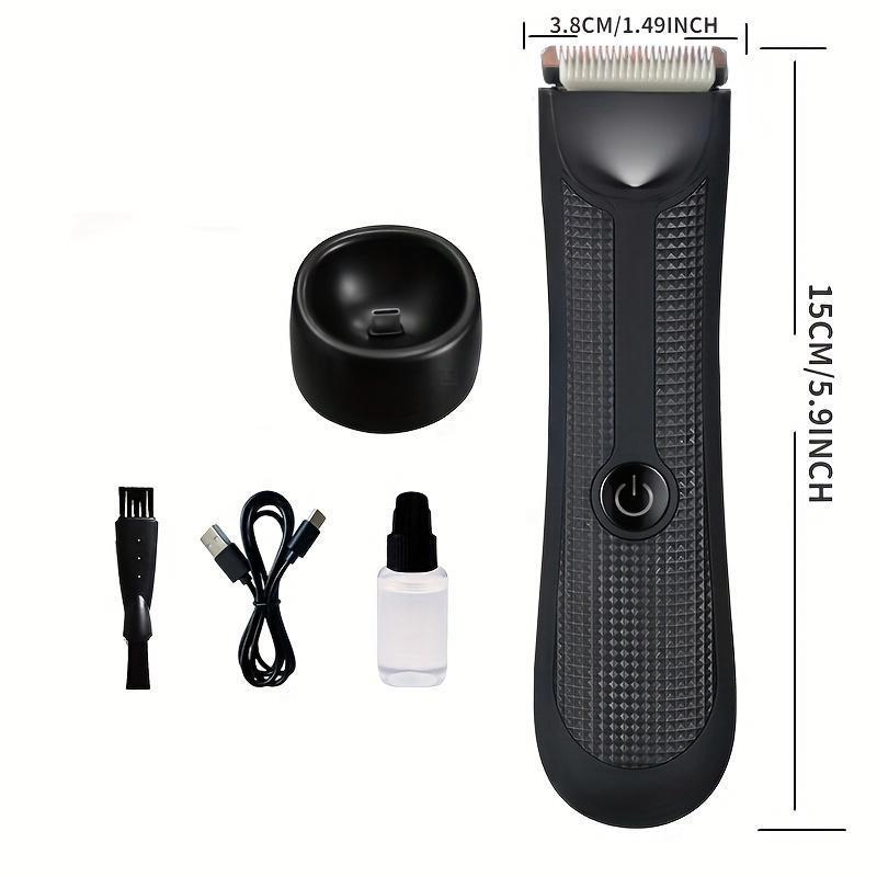 Product Introduction of Portable USB Electric Body Hair Trimmer, 1 Set Multifunctional Rechargeable Hair Clipper Kit, Comfort Waterproof Body Hair Trimmer with Low Noise, Hair Accessories, Durable Summer Gift 10