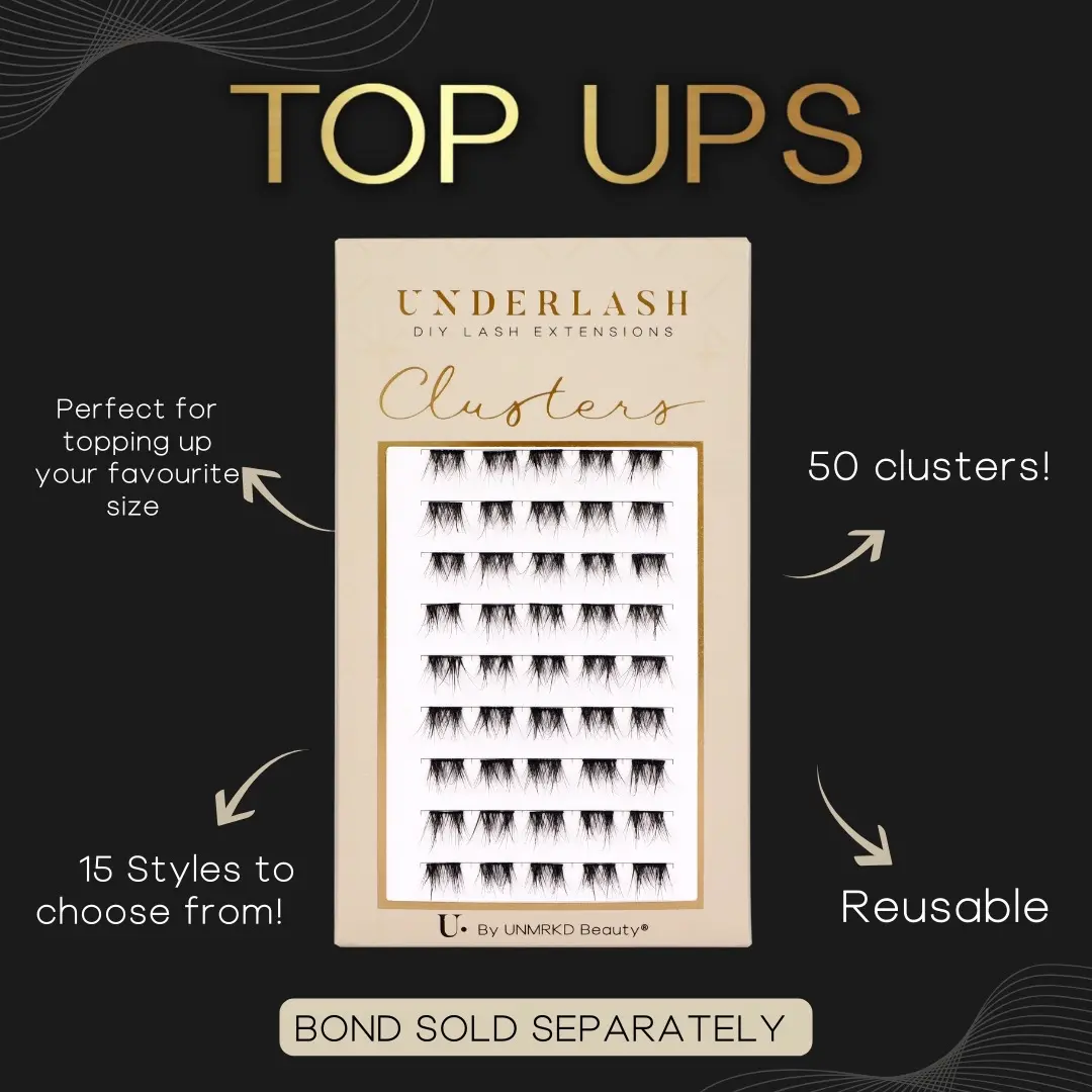 Clusters TOP UPS (Underlash) - UNMRKD Beauty Eyelash extensions ( DIY LASHES )