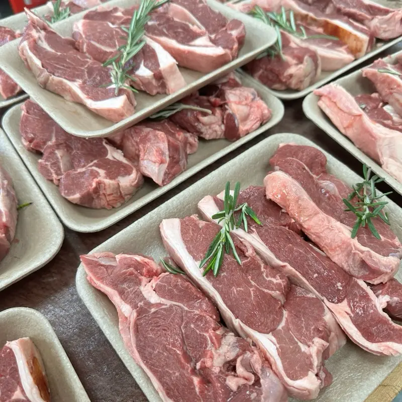 Lamb Rump Steaks 1kg - High-Quality Meat for Your Meal - Food