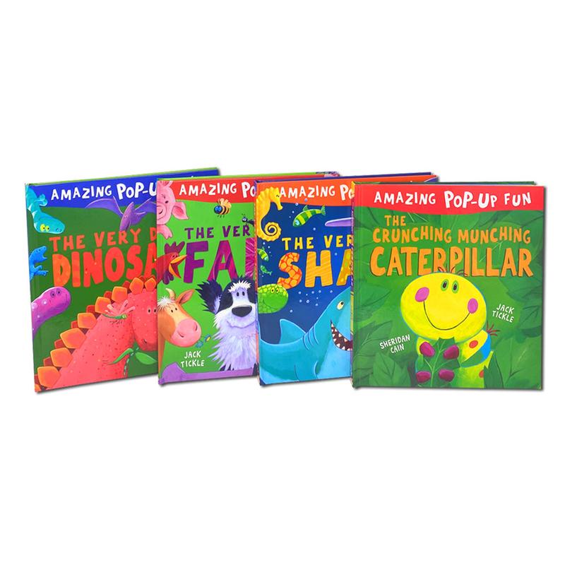 My Very First Peekaboo Pop-Up Book Collection 4 Books Box Set (Very Dizzy Dinosaur, Very Funny Farm) NEW 1
