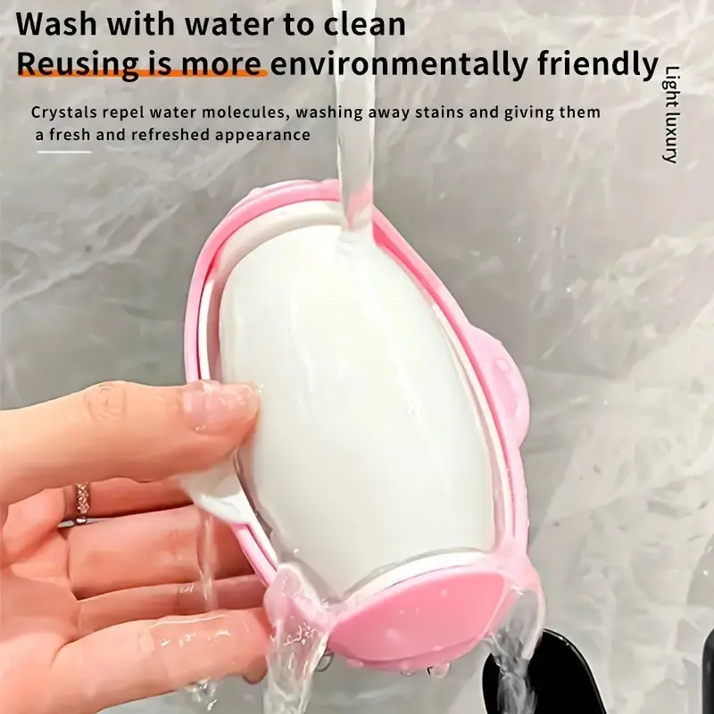 Reusable Lint Roller for Pet Hair – Washable & Super Sticky – Portable, Travel-Friendly – Removes Plush Hair Easily (Pink 3