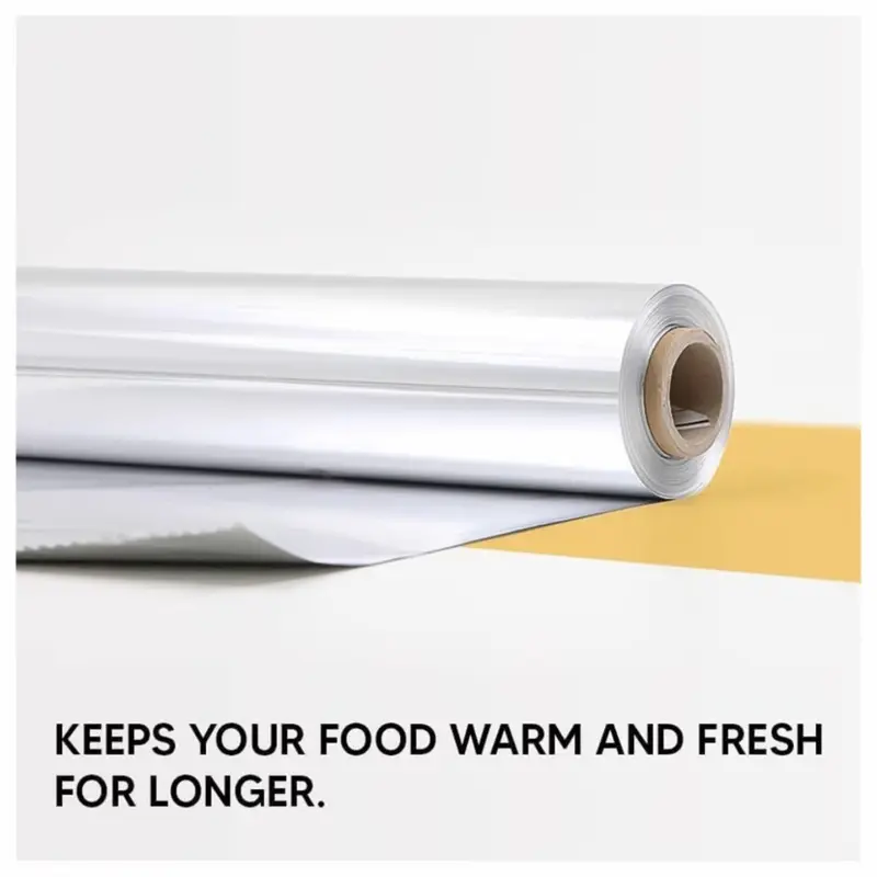 Pack of 5 Premium Quality Aluminum Kitchen Catering Tin Foil Rolls, 300mm x 12m 12" inches Cookware Disposable 1