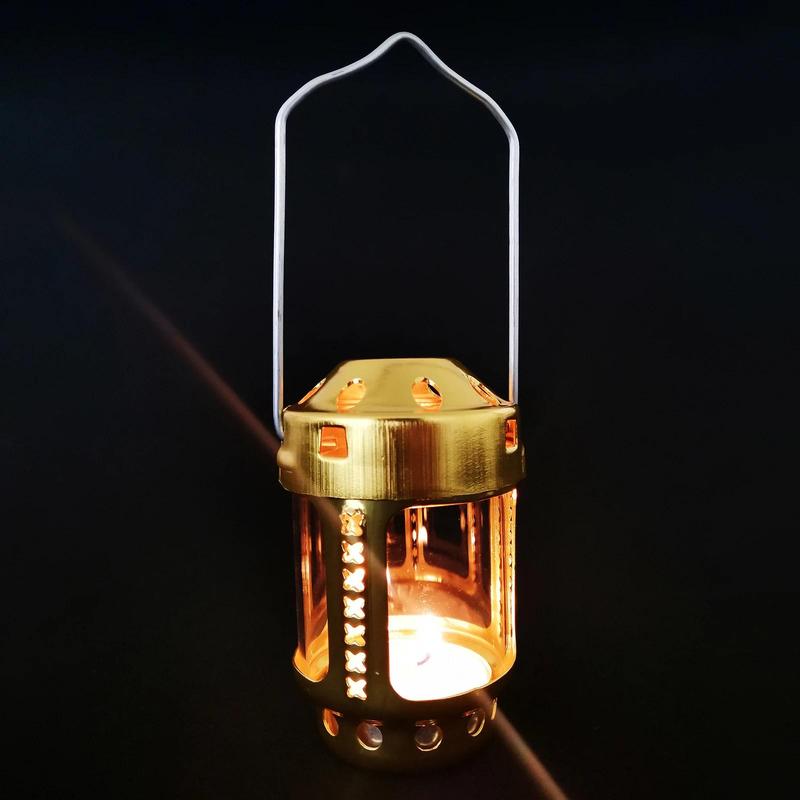 Product Introduction of Candle Lantern Mini Bright Aluminium Alloy Brass Night Fishing Hanging Candle Lamp Outdoor Camping Angling Candle Lamp 8