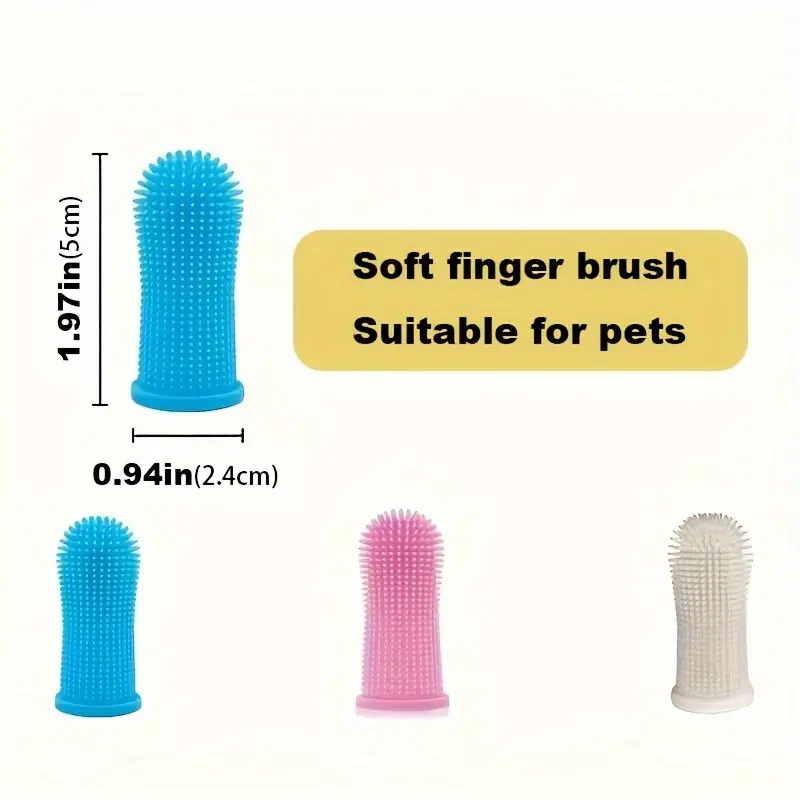 Gentle, Non-Toxic Silicone Dog Toothbrush - Durable Dental Care for Fresher Breath & Healthier Teeth 2