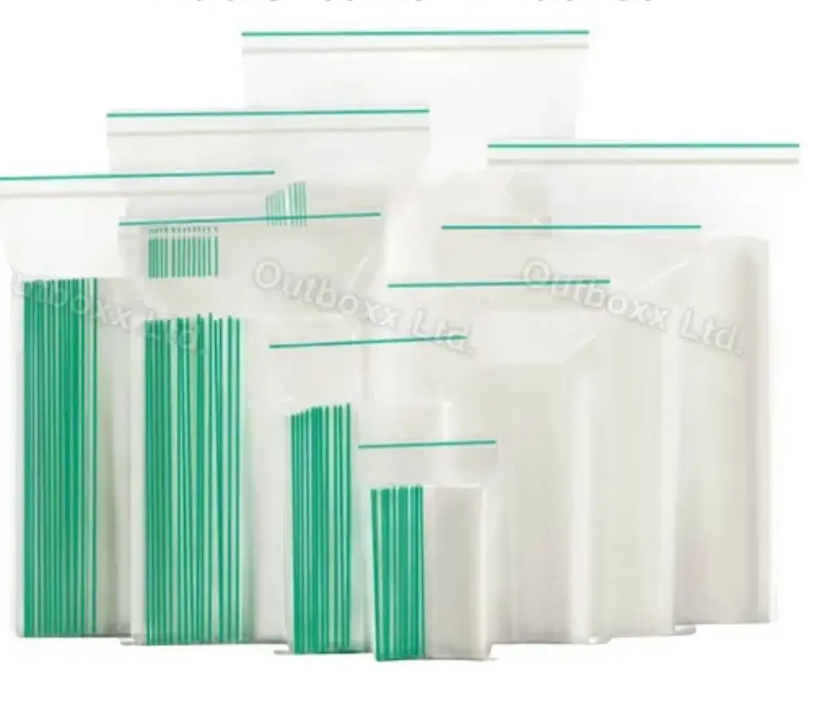 Zipper Sealy Grip Self Seal Zip Lock 100 Clear Bag 4 Valuables Coins Jewellery Organiser Pack