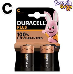 Duracell Plus C Size Battery Dual Pack – Long-Lasting Power You Can Trust Flashlights Phone Smartphone Device Gadgets