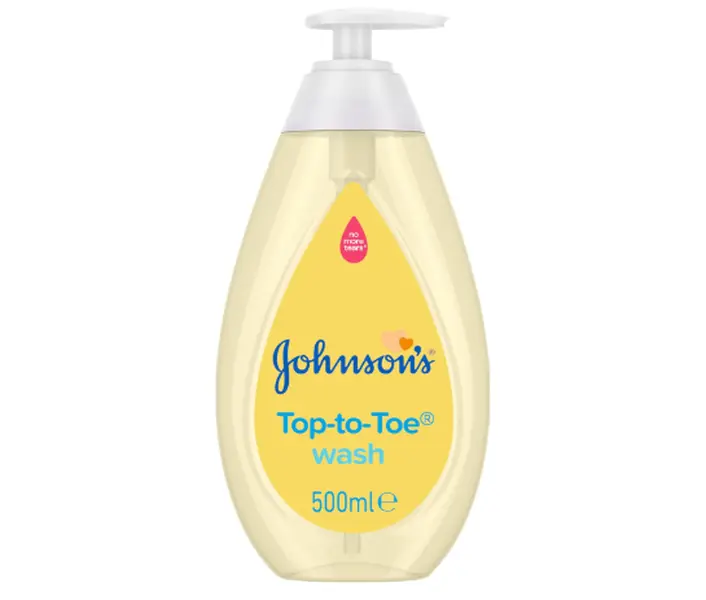 Johnson's Baby Top to Toe Wash (1 x 500 ml) - Gentle & Mild Head to Toe Wash for Newborn Care