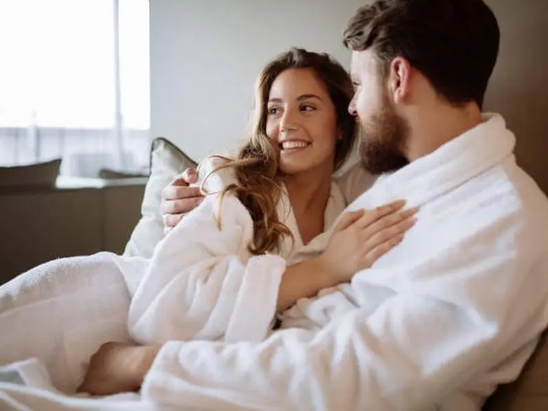 Luxury Cotton Terry Shawl Bathrobe Collar Robe with Slippers - One Unisex Spa Robe - Premium Quality 100% Combed Terry Bathrobe for Men & Women