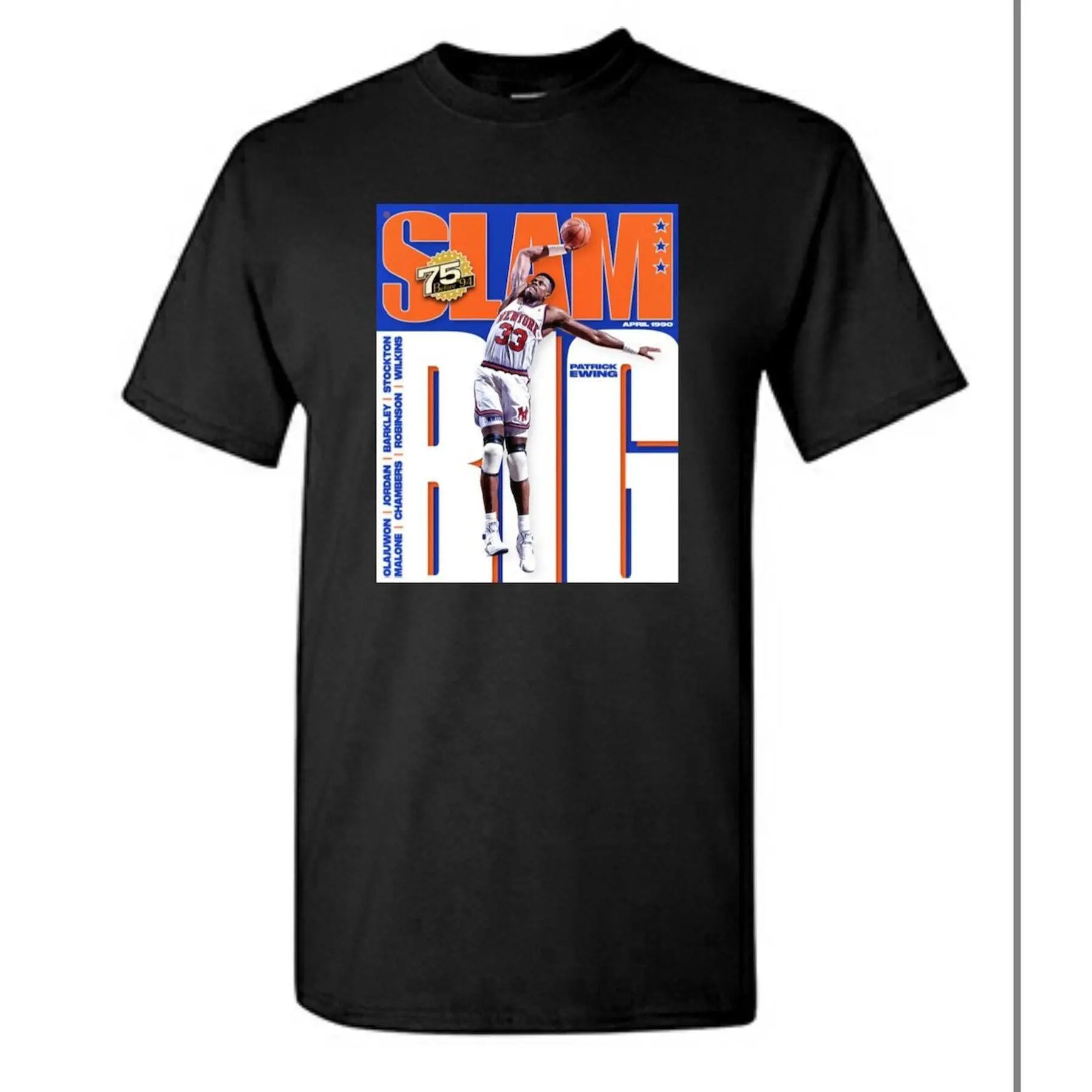 Patrick Ewing Knicks Slam Magazine T-shirt