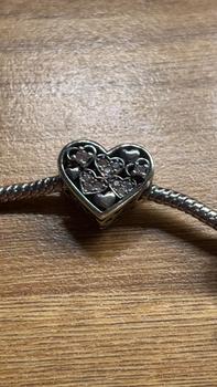 Product Review of Heart Shaped Rhinestone Decorated Dangle Charm,  Sweet Fashion DIY Jewelry for Women & Girls, Trendy All-match & Exquisite Jewelry for Birthday Gift from m**z 1