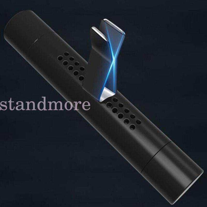 Car Air Vent Freshener Blue Clip Perfume Diffuser & 3 Aroma Fragrance Sticks 8