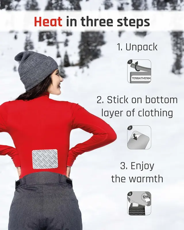 Heat Patch Back, Neck and Shoulders – 12h Soothing deep Heat, Back Warmer – Body Warmer self-Adhesive and air Activated – 10 Pieces 2