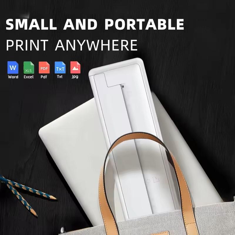 Inkless and wireless Printer. A4 Thermal Printing with One Click Printing. label 7