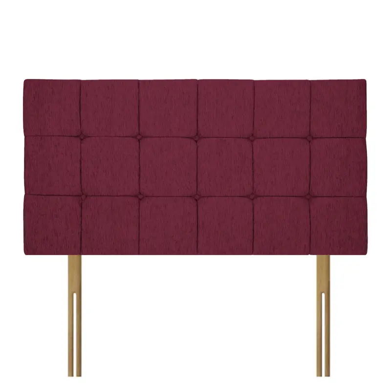 Chenille Fabric Cubic Divan Headboard Bed Head Upholstery Fabrics Headboard Headboards Upholstered Beds 20" Small Double King Super king size. 3