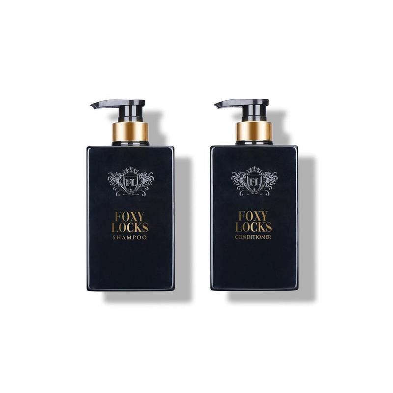 Foxy Locks Luxury Duo Shampoo + Conditioner - Infused with Argan Oil 500ml - Haircare, Daily 0