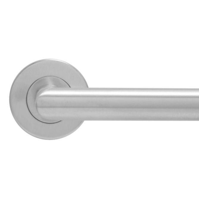 Frisco FD60 Mitred Door Handle – Sleek Satin Stainless Steel 1