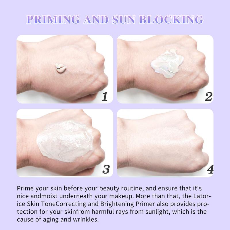 Liliduro 3 in 1 Makeup Primer 30ml, Long Lasting | Hydrating | Lightweight | Oil Control Makeup Base Cosmetic, Skin Tone Correcting and Brightening Smoothing primer pore less 4