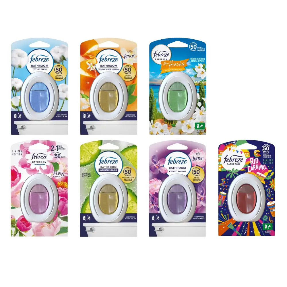 Febreze Bathroom Air Freshener Lasts Up To 50 Days