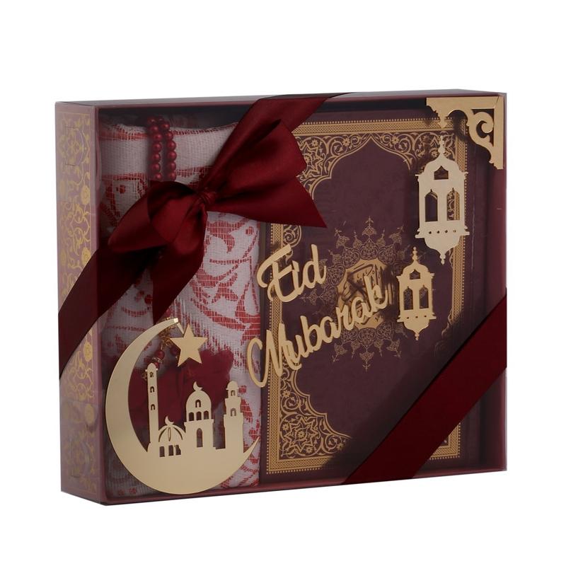 EID GIFT SET * - 3pc bundle gift set, includes Quran, Prayer Rug & Tasbeeh 7