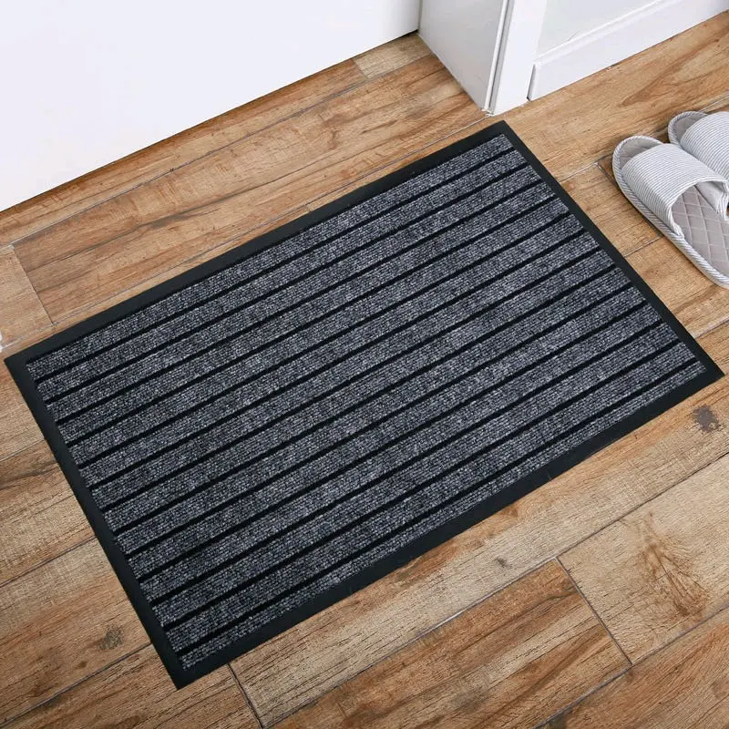 Durable Non-Slip Rubber Welcome Mat – Heavy Duty, Easy-Clean Indoor/Outdoor Door Rug 2