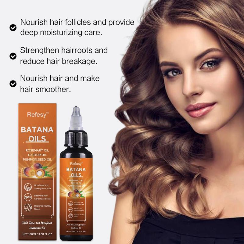 [Upgraded Version] Batana Oil for Hair Growth , 4-in-1 Pure & Unrefined Honduran Oil with Rosemary, Castor, Pumpkin Seed Oil, Nourishes, Strengthens, Organic Oil for Hair & Scalp Care (New and old packaging will be shipped at random) 3