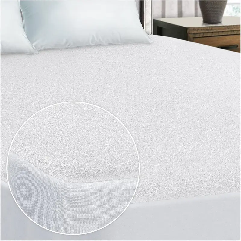 Premium Mattress Protector Covers Extra Deep 30cm Fitted Mattress Cover | Waterproof & Non Water Proof Mattress Protectors | Fitted Bed Sheet Soft Quilted Terry Towels Pillow Protectors | Hotel Quality Bedding Cover Topper Protection Extra Deep Great Fit 3