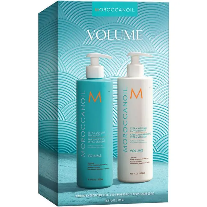 500ml Moroccanoil Extra Volume Shampoo & Conditioner Duo 500ml Haircare Lightweight Argan Argan Oil Nourishing Cleanser Cleansing Comfort