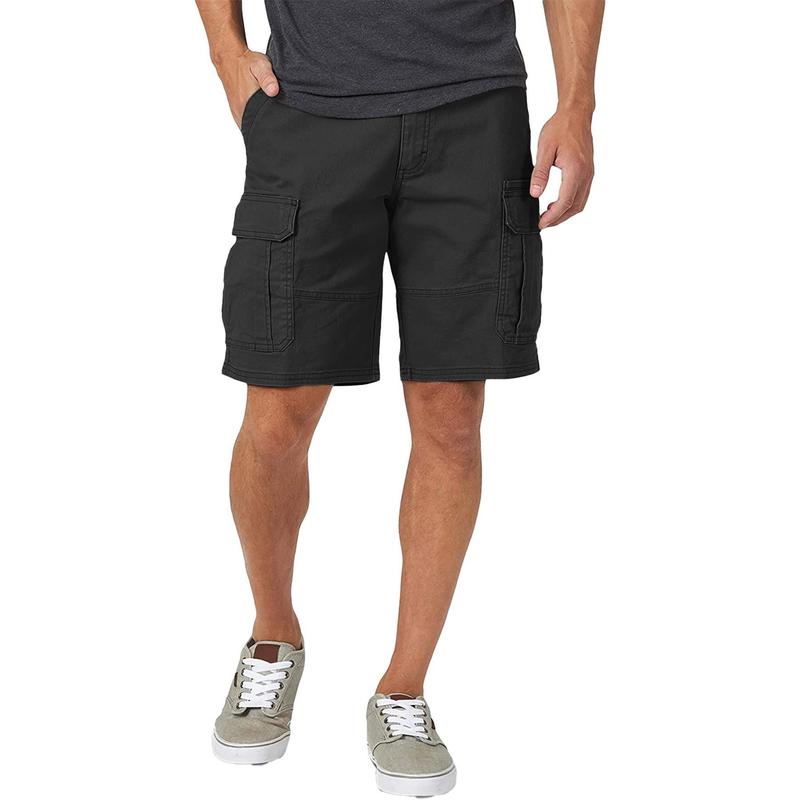 WRANGLER Mens Cargo Combat Twill Shorts Relaxed Fit Shorts Cotton Work Pants Size 28-54 Fabric Menswear Pocket 1