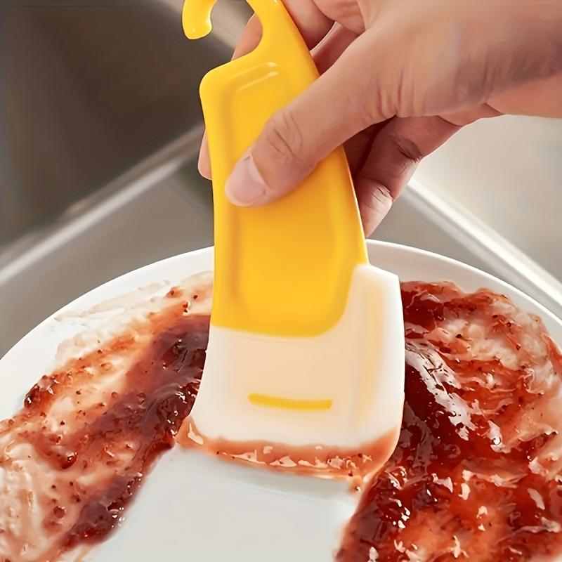 1pc Silicone Kitchen Scraper, Non-Stick, Heat-Resistant, Easy to Clean, No Electricity Needed, Ideal for Cooking & Baking 1