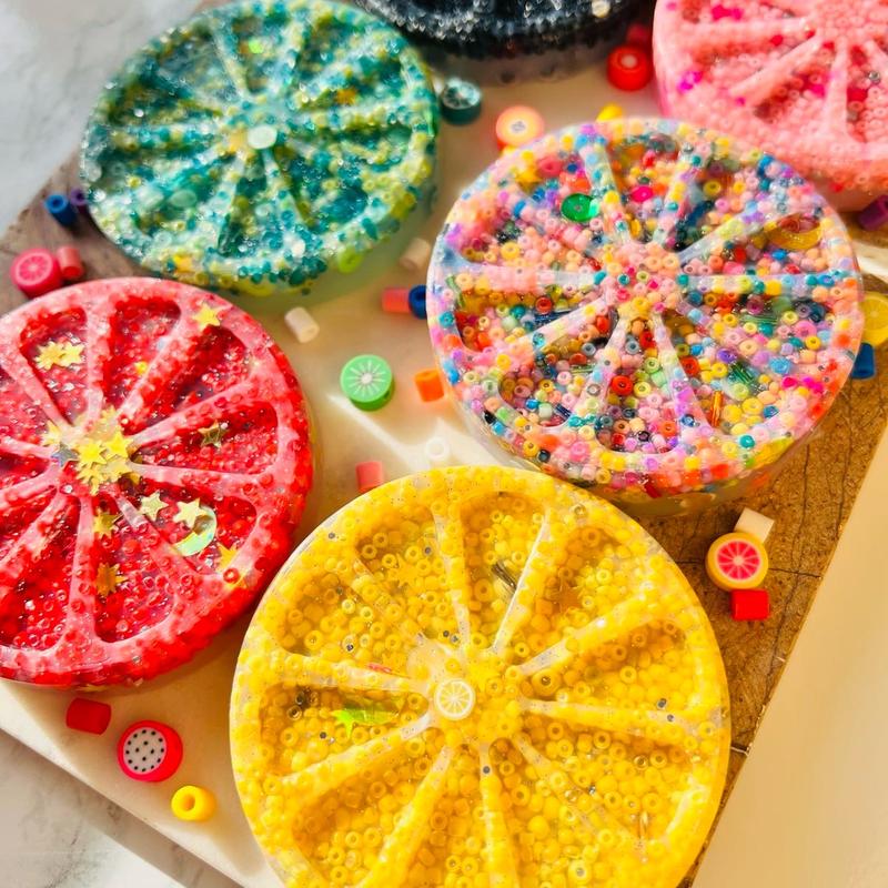 FRUIT Shaped Picky Pads 9 COLOUR options  Neurodiverse Stimming Distracting Nail/Skin Picking Stress Sensory Play Fidget Aid 5