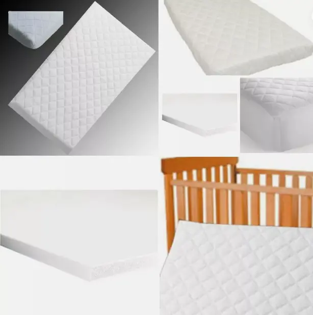 Baby Travel Cot Foam Mattress, Toddler Bed, Crib - Fits Most Graco/M&P/ Redkite Cots - Breathable & Anti Allergenic Removable Washable Cover