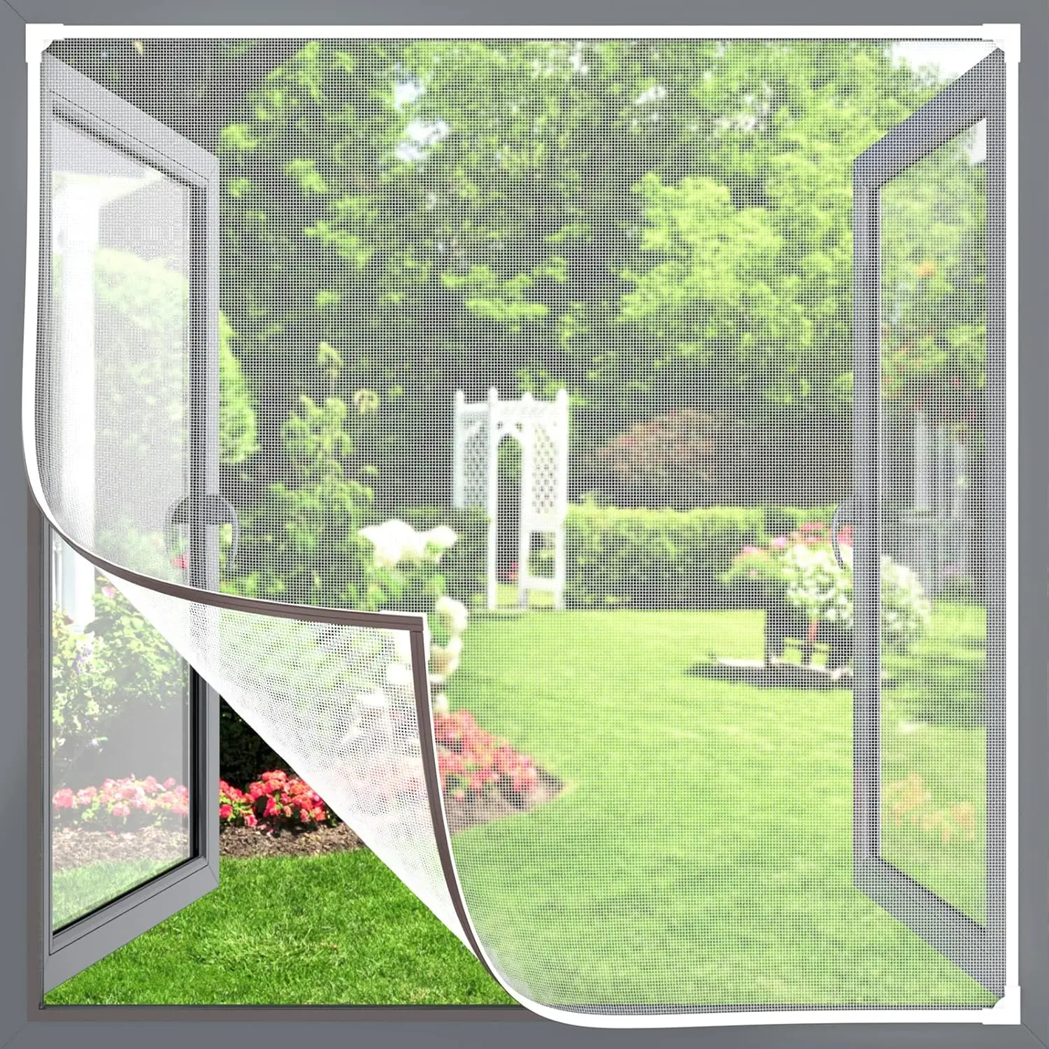 Large White Window Insect Screen Mesh Net Fly Mosquito Bug Netting Moth Cover