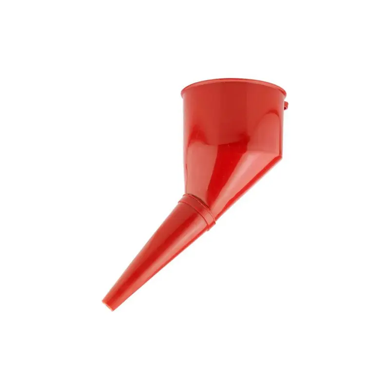 Red Angled Fuel Funnel – With fine mesh filter for easy refilling – Antistatic Lightweight Funnel – Practical and Versatile – Angled design that holds itself. Utensils 0