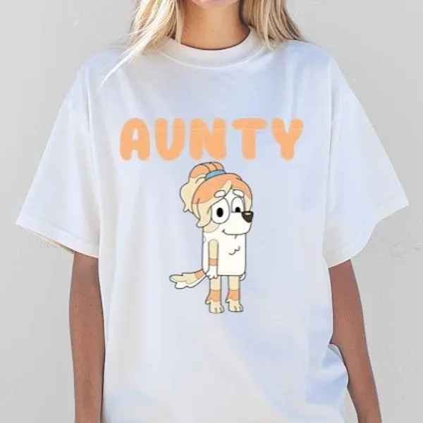 Aunty T-shirt bluey women's shirts