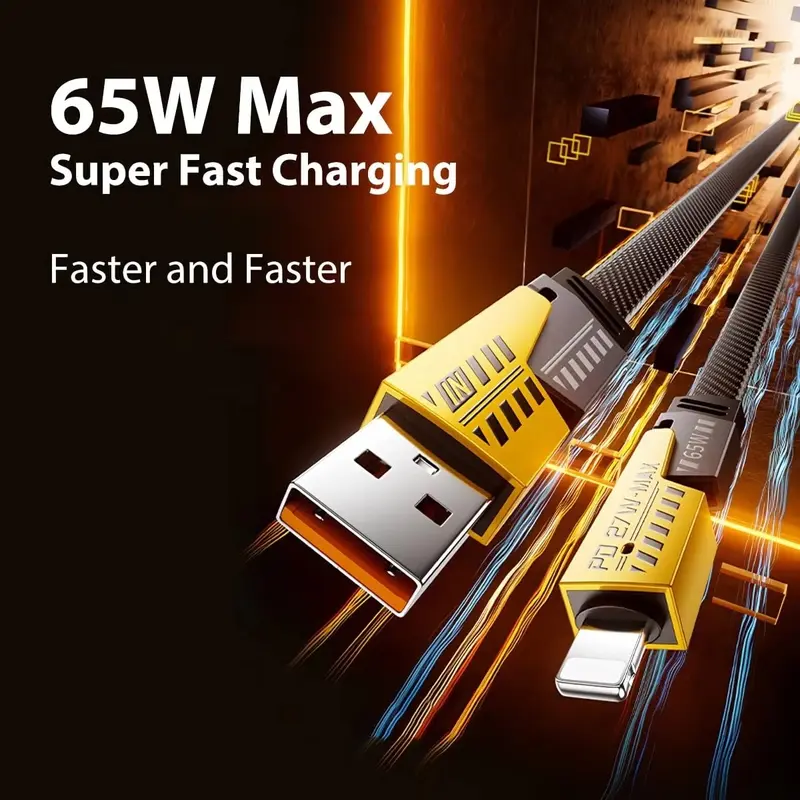 4 in 1 Multi Charger Cable 3.93FT/1.2M Multiple USB Fast Charging Cable Multi Charging Nylon Braided Cable with USB A USB C to Type C [65W] PD [27W] Compatible for iPhone Android for Samsung Galaxy for Google Pixel for iPad Smartphone Cellphone Electronic 1