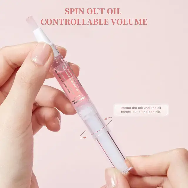 Nutrition Nail Oil Pen: Cuticle Treatment & Age-Defying Revitalizer Comfort Blend Applicator Vitamins Nail Art Nourishing Nail Care 2