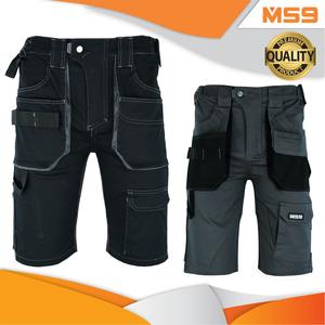 MS9 Men's Cargo Combat Slim Fit Stretch Spandex  Short Menswear Shorts Cotton Fabric Simple Stitch Smooth Domestic F1 Short Underwear Pocket Plain Human