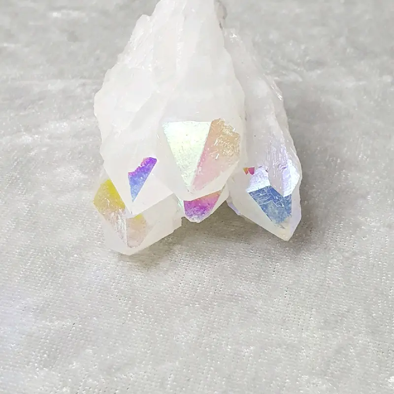 Aura Quartz Clusters, Aura Quartz Piece, one supplied quartzcrystal clear raw crystals 4