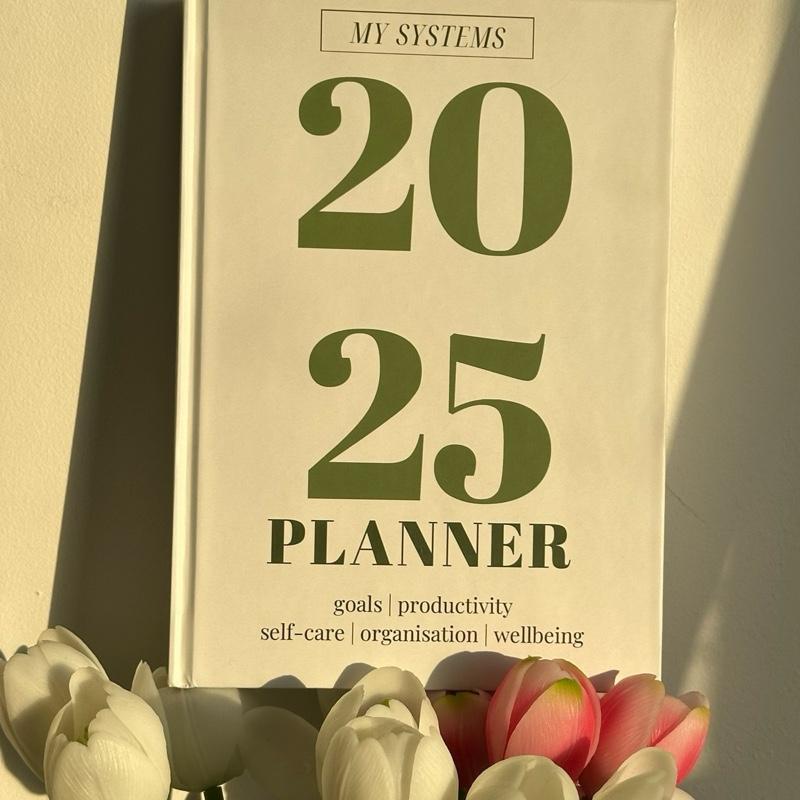 2025 PLANNER & DAILY JOURNAL for Goals, Productivity,  Organisation, Self-Care,  Habits, Manifestation & Wellness 1