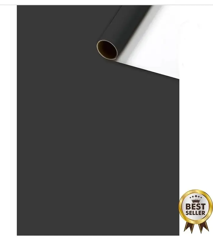 Ultra black wrapping paper (pack of 2) 1