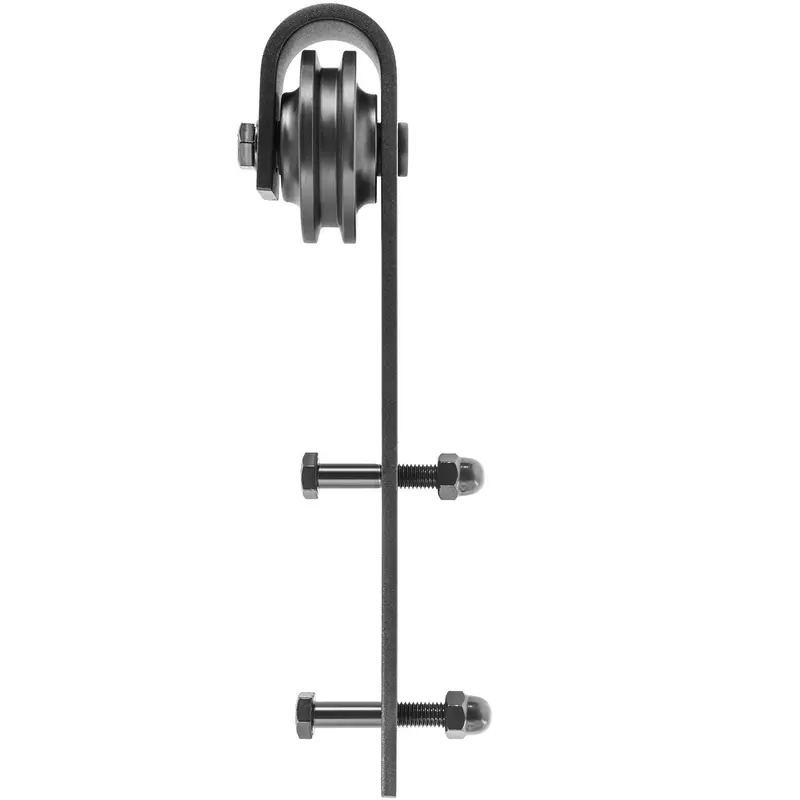 VEVOR Sliding Barn Door Hardware Kit, 14FT Barn Door Kit, 330LBS Load-Bearing Double Barn Door Hardware Kit, Carbon Steel Barn Door Track, Darn Door for 1.37-1.77" Thickness & 7FT Wide Door Panel 8