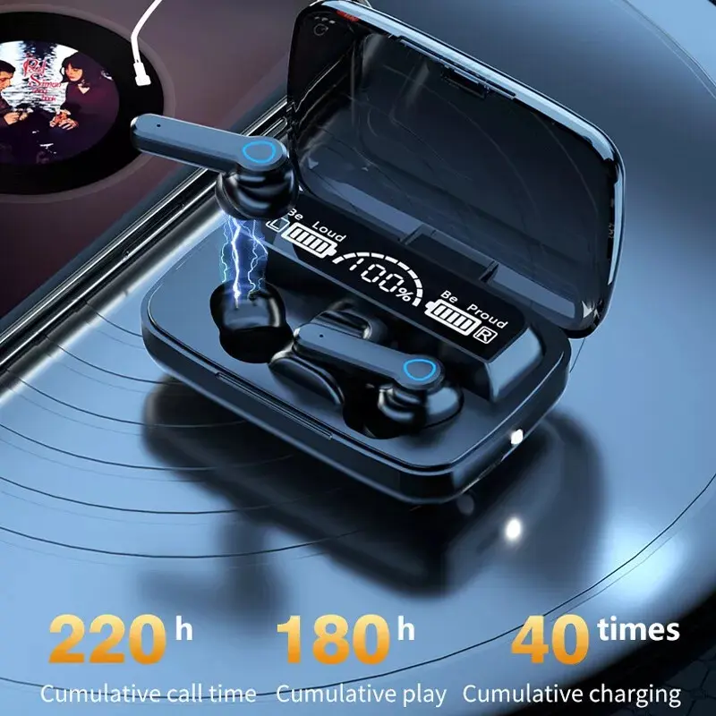 NEW Wireless Bluetooth Headphones Earphones Earbuds In-Ear For All Devices UK 4