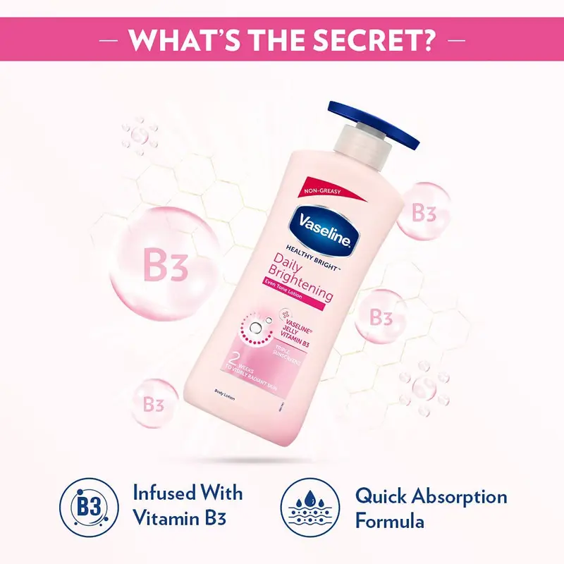 Vaseline Healthy Bright Daily Brightening Lotion 600ml 3