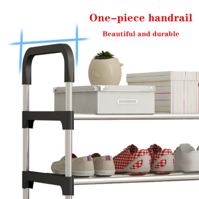 6 Tier Shoe Rack Stand Heavy Duty Sturdy Storage Self Organiser Up to 24 Pairs 6