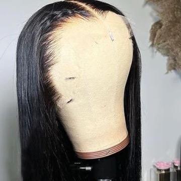 Lumio Custom Made Straight Frontal Wig - Human Hair Lace Front Wig 13x6 glueless 6