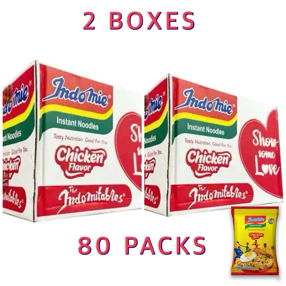 Indomie Noodles Chicken Flavor 80packs