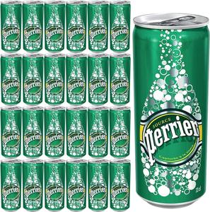 Perrier Sparkling Mineral Water Can Pack of 24 x 330ML